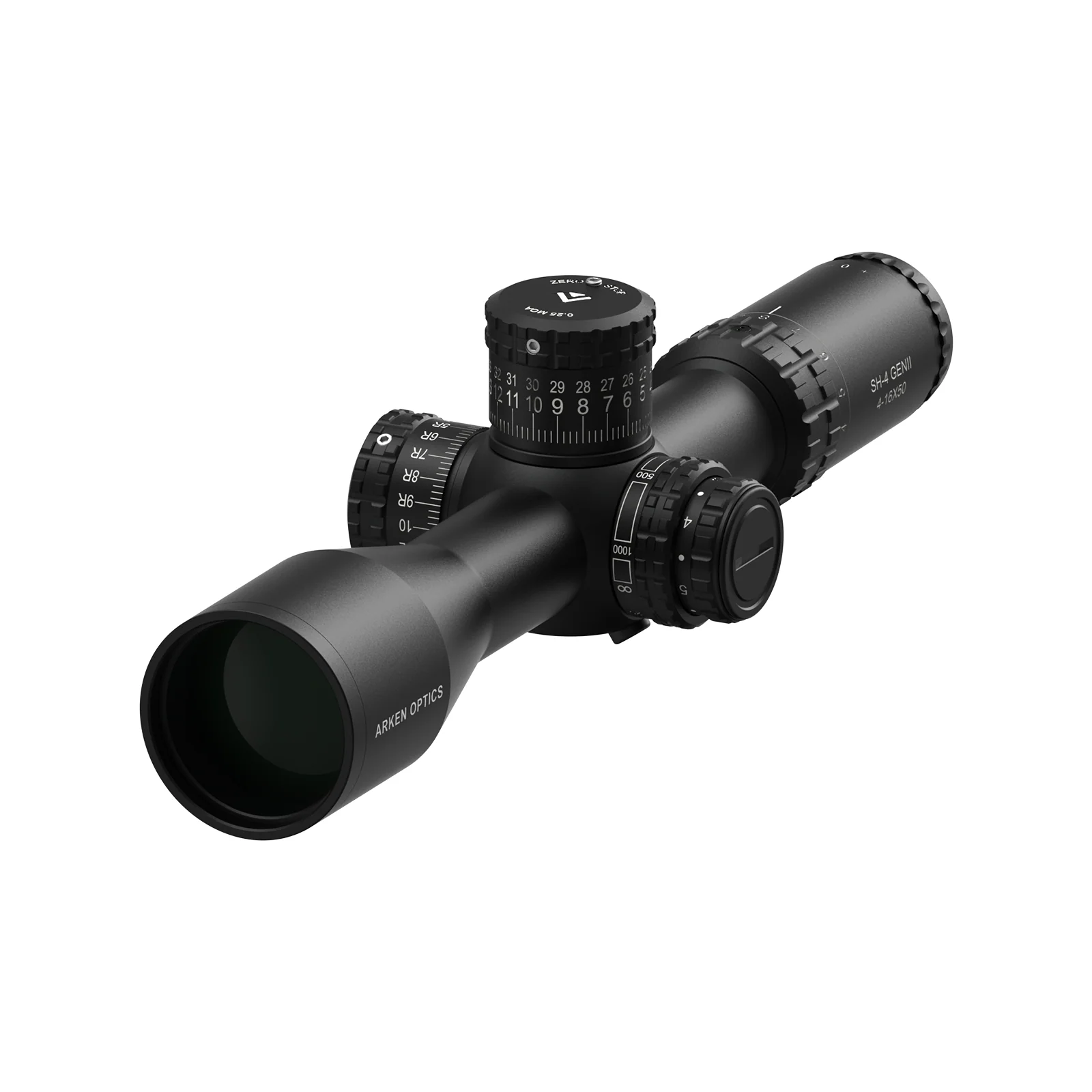 Arken Optics SH-4J 6-24X50 FFP Illuminated VHR/VPR - Zero Stop - 34mm Tube